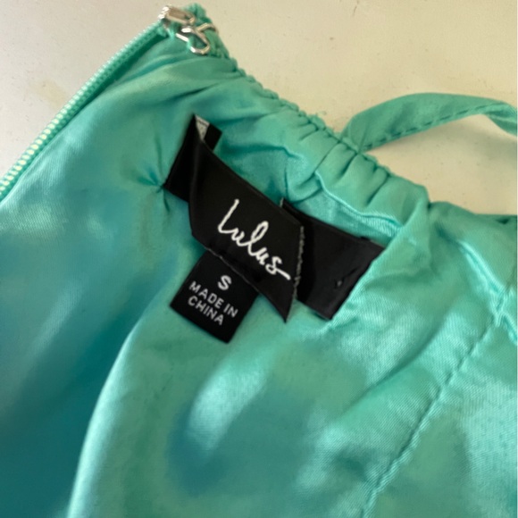 NWOT Lulus Kelly Green Gown Size Small - Picture 7 of 7